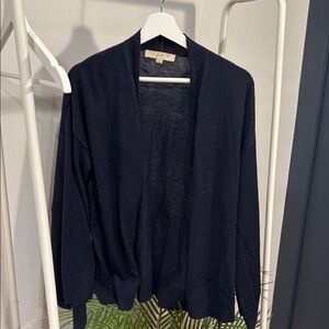 LOFT Navy Cardigan Sweater